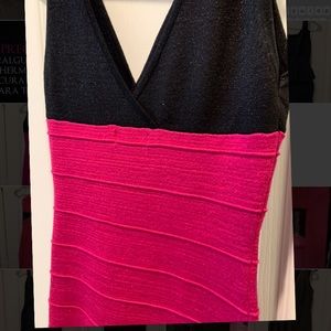 Pink & Black Dress